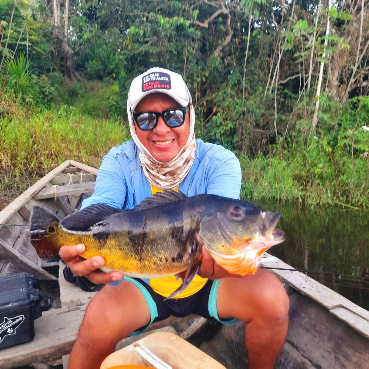 bass fishing trip in the amazon